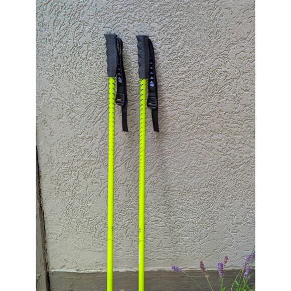Black Crows Meta Ski Poles | 125 cm 50" | Neon Yellow - Picture 8 of 8
